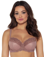 Соблазнительный бюстгальтер на косточках с боковыми поддержками (Размер: 85D) (Цвет: нежно-розовый)