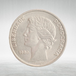 Portugal, 25 Escudos, 1980, VF