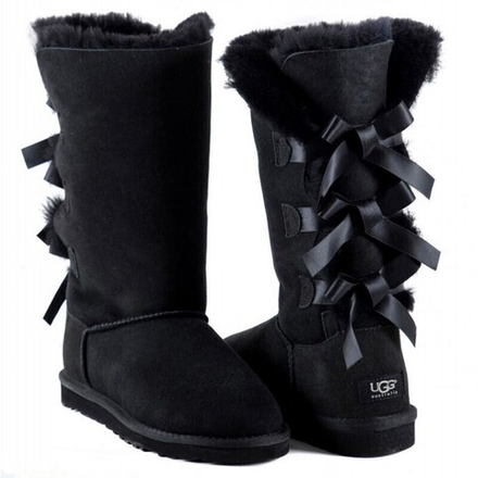 Угги Bailey Bow Tall Black