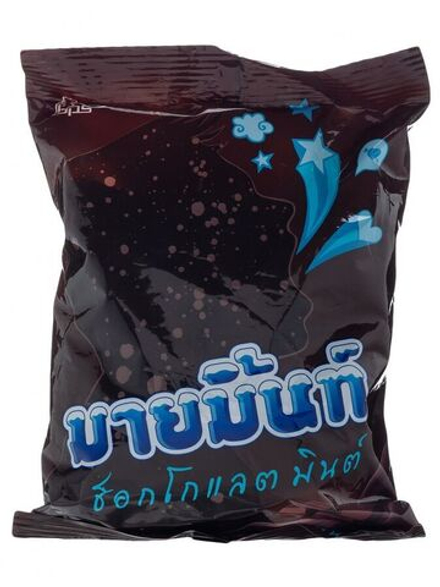Конфета жевательная Boonprasert "Mymint" Chocolate&Mint со вкусом мяты и шоколада, м/у 280г,