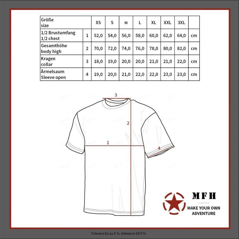 Футболка MFH US T-Shirt, 170g/m², камуфляж - Digital Urban
