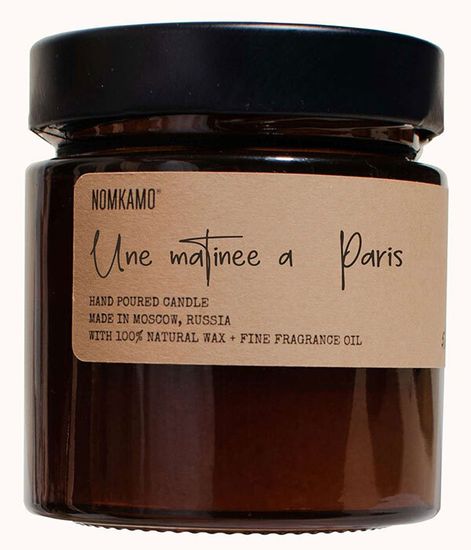 UNE MATINÉE À PARIS свеча в янтарной банке, Nomkamo