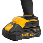 Дрель-шуруповерт аккумуляторная ударная бесщет CIDB-18-02, Li-Ion, 18 В Denzel