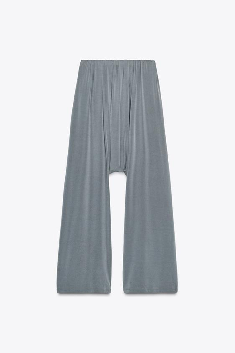 ZARA БРЮКИ ИЗ КРЕПА, АНТРАЦИТОВО-СЕРЫЙ