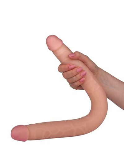 Телесный фаллоимитатор FLEX&FIX SISTEM - 47,7 см. (Цвет: телесный)