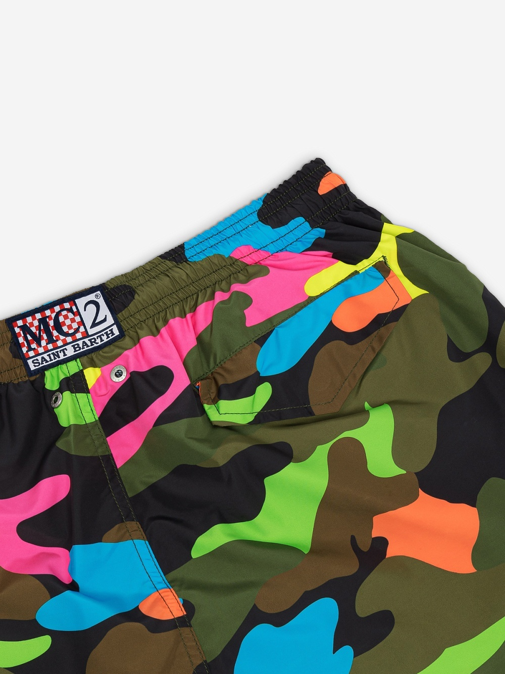 Шорты MC Saint Barth Multi Fluo
