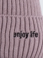 Шапка детская осенняя со снудом серая