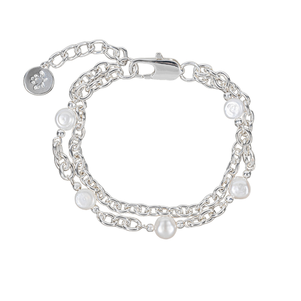 Браслет Fiore Luna Pearle Double Сarabiner CL4511 S
