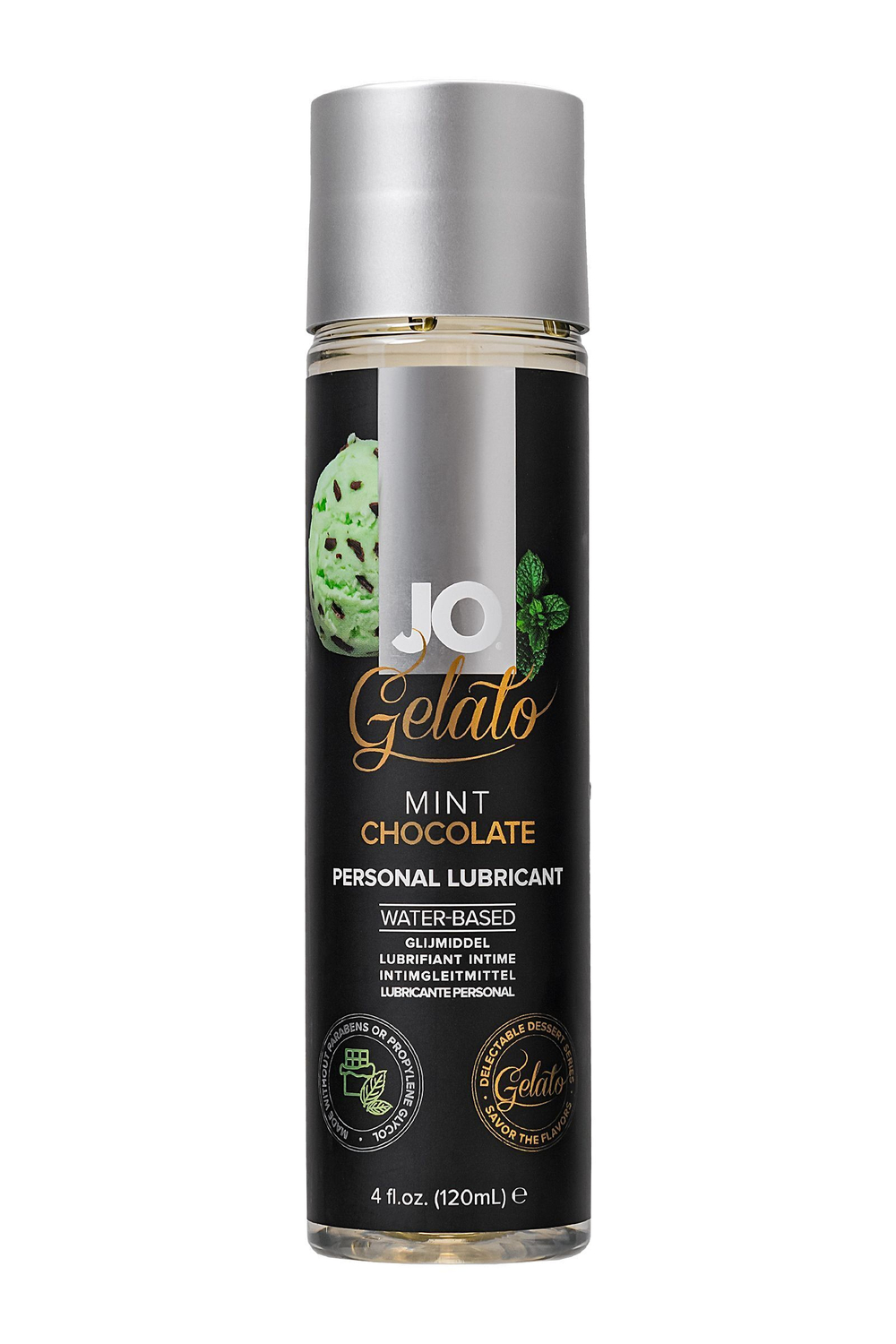 Лубрикант с ароматом мятного шоколада JO GELATO MINT CHOCOLATE - 120 мл.