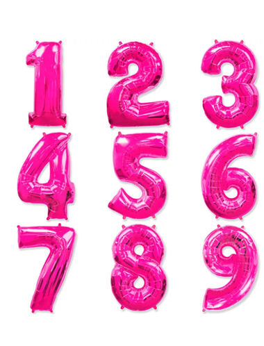 Шар фольгированный цифра  1шт. 102см