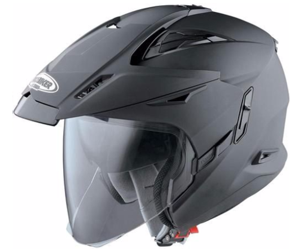 Мотошлем - PROBIKER MULTI-8 INTEGRAL-JET (матовый, черный)