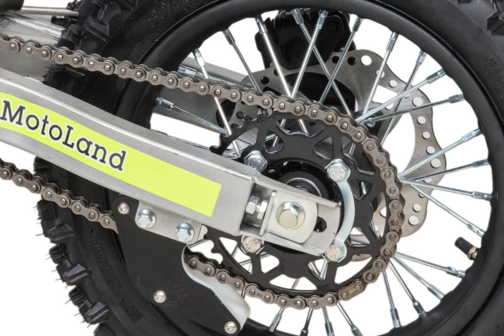 Питбайк Motoland TCX125 E 14/12 +фара зеленый
