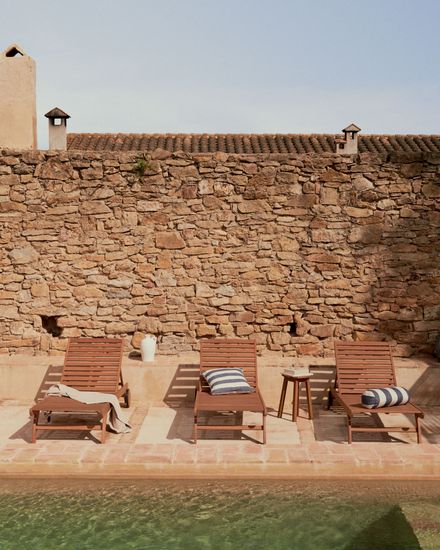 Шезлонг Beila из массива эвкалипта Испания La Forma