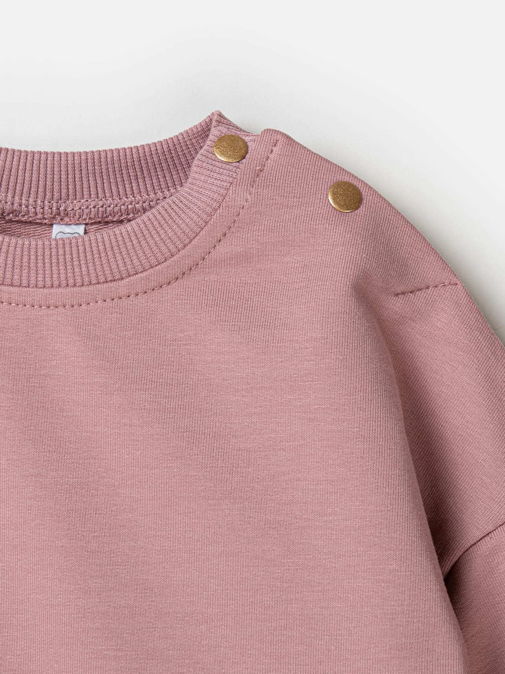 Свитшот облегченный "Дымчатая роза" 0+