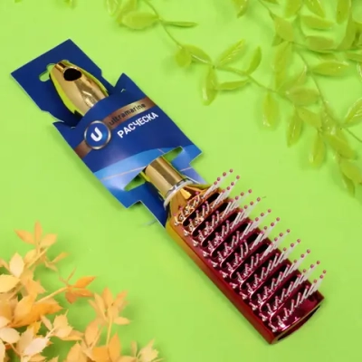 Расческа массажная «Dreams Belle», вентиляционная, цвет розовое золото, 4,5*23 см