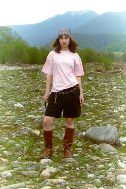 Футболка Called a Garment Flying Saucer T-Shirt "Light Pink"