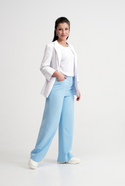 Жакет женский 4034АП, белый #429Беа044034АП