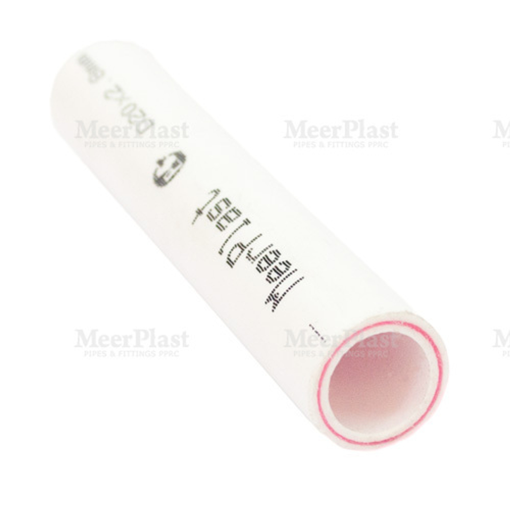 Труба арм. стекловолокном MeerPlast 25 (PN20) по 2 м