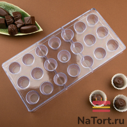 Форма поликарбонатная «Тарталетка» 21 ячейка