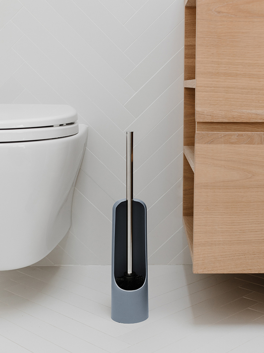 Ершик для унитаза touch, синий