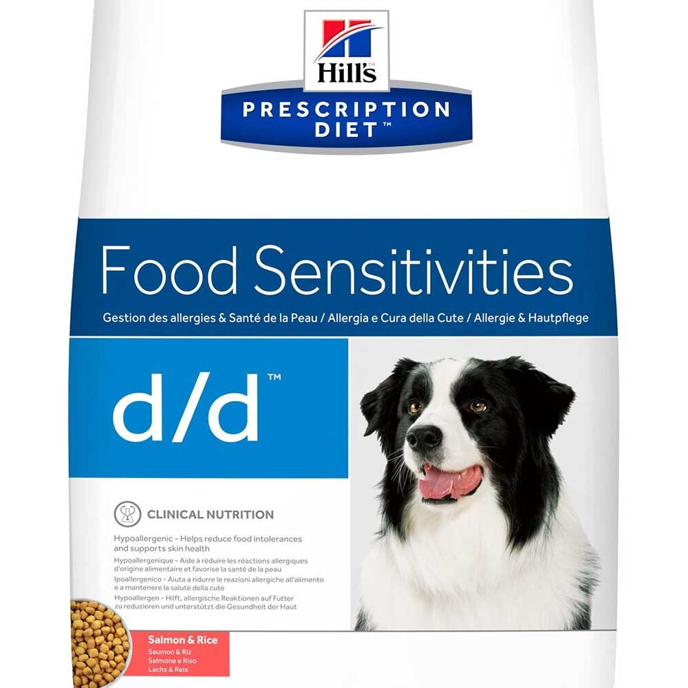 Hill's Canine d/d Salmon&Rice - диета для собак с кожными проблемами (лосось с рисом)