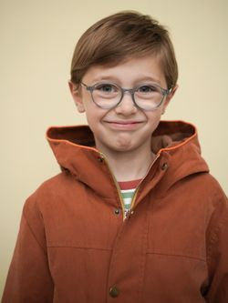 Парка c флисом терракота