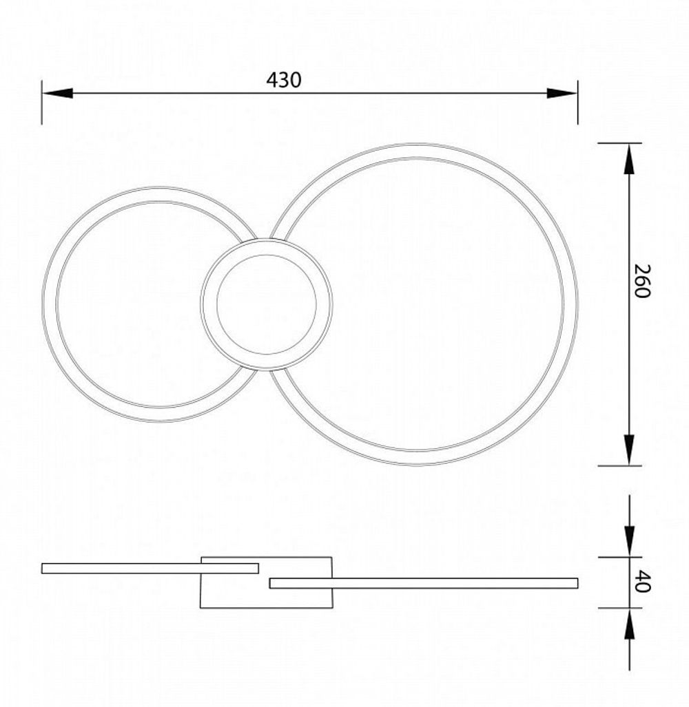 Накладной светильник Mantra Mural 6230