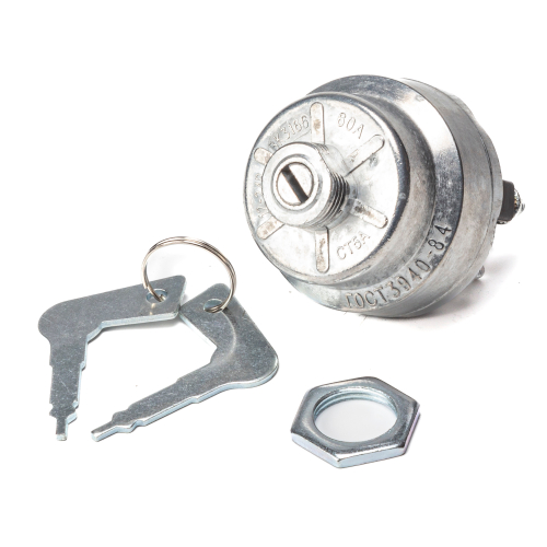 Замок зажигания, МАЗ, КРАЗ, БЕЛАЗ (5 контактов, гайки) (ан. ВК317)