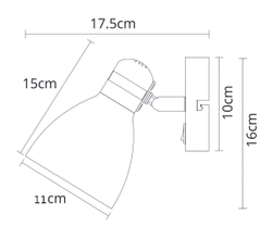 Спот Arte Lamp Fafnir A5047AP-1WH