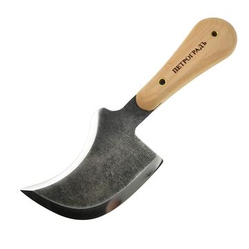 Нож раскроечный ПЕТРОГРАДЪ, модель 2, двусторонняя заточка, в чехле