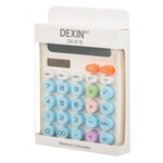 Калькулятор настольный DEXIN 12 Bit, двойное питание, белый, размер 15,7*12*2,5