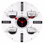 Часы настенные 34*33 001 "Coffee time"
