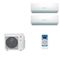 Мультисплит система на 2 комнаты Dantex RK-M09C3N x 2 / RK-2M18HM3E-W