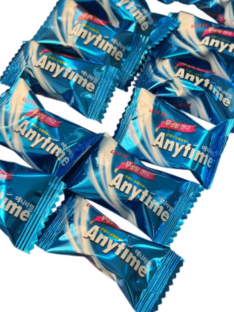 Леденцы Lotte Anytime Bluemarine без сахара 60 г