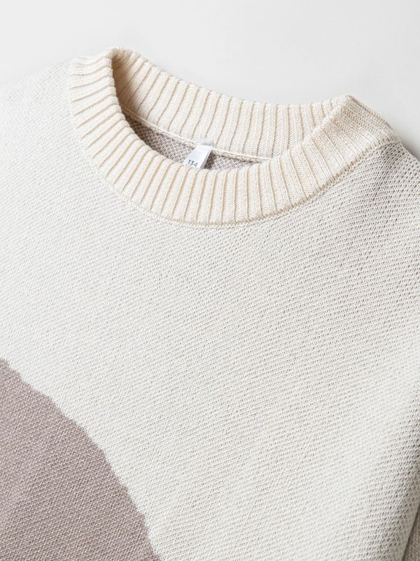 Джемпер вязаный удлиненный 