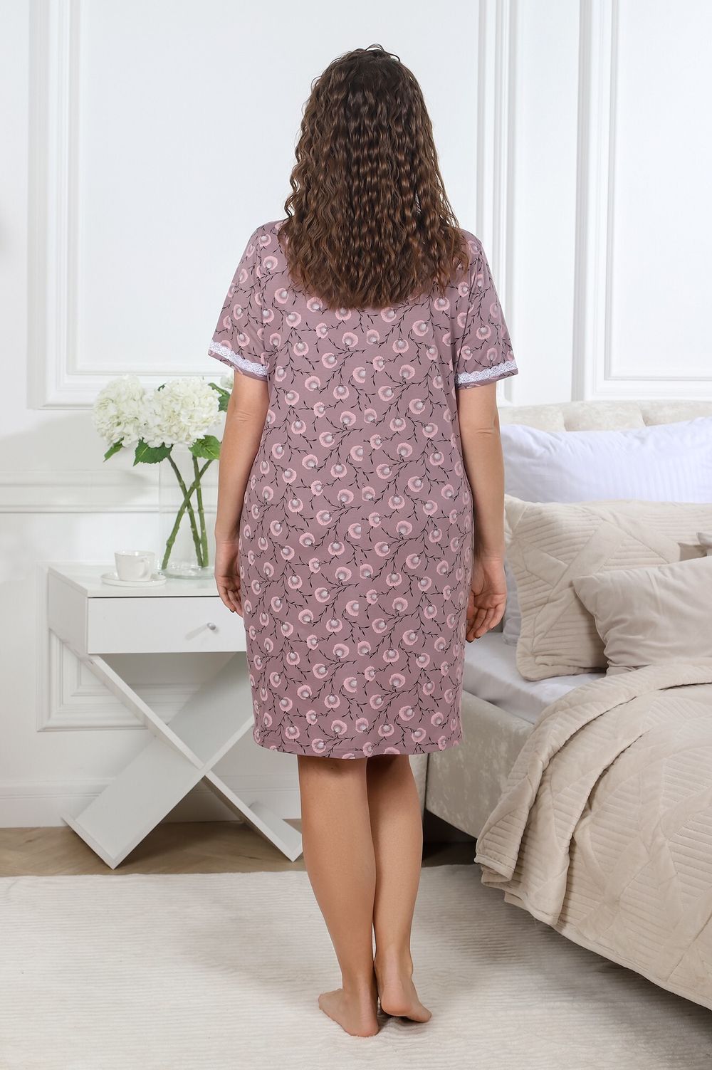 Ночная сорочка Сабина-1 Виотекс КАПУЧИНО