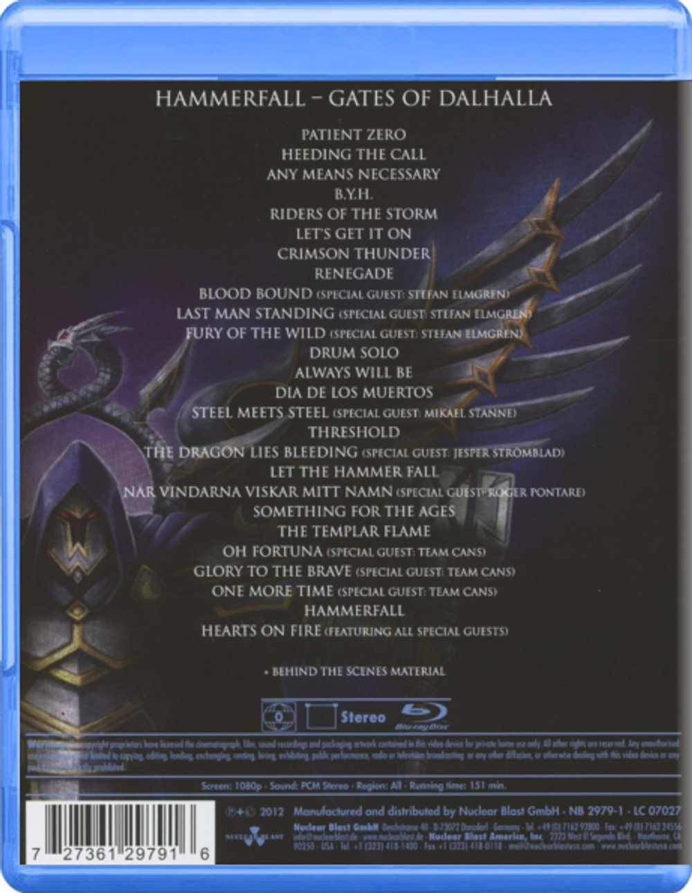 HammerFall / Gates Of Dalhalla (Blu-ray)