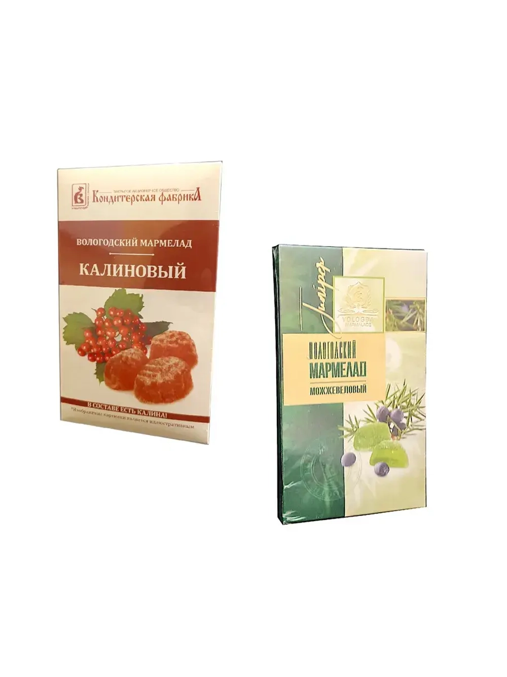 Мармеладный набор Калиновый + Можжевеловый - 2 шт