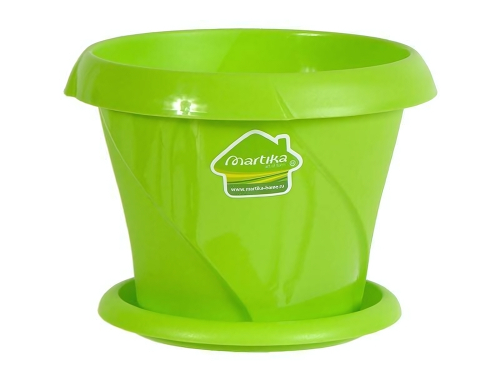 Кашпо "Флориана" 0,3л с поддоном