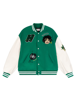 Бомбер HARSHandCRUEL "Vinyl" Varsity Jacket