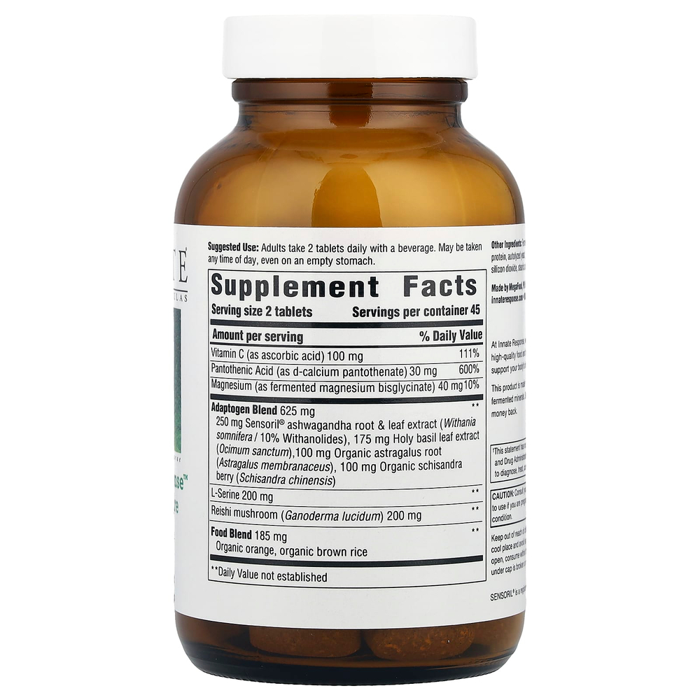 Innate Response Formulas, Adrenal Response ™ Complete Care, 90 таблеток