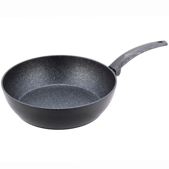 Сотейник 26 см. из кованного алюминия Kamille KM-4135 с мраморным покрытием