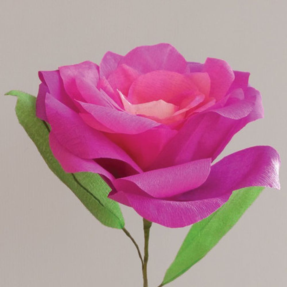 Бумага гофрированная (креповая) ДЛЯ ФЛОРИСТИКИ, 110 г/м2, РОЗОВАЯ, 50х250 см, ОСТРОВ СОКРОВИЩ, 129150