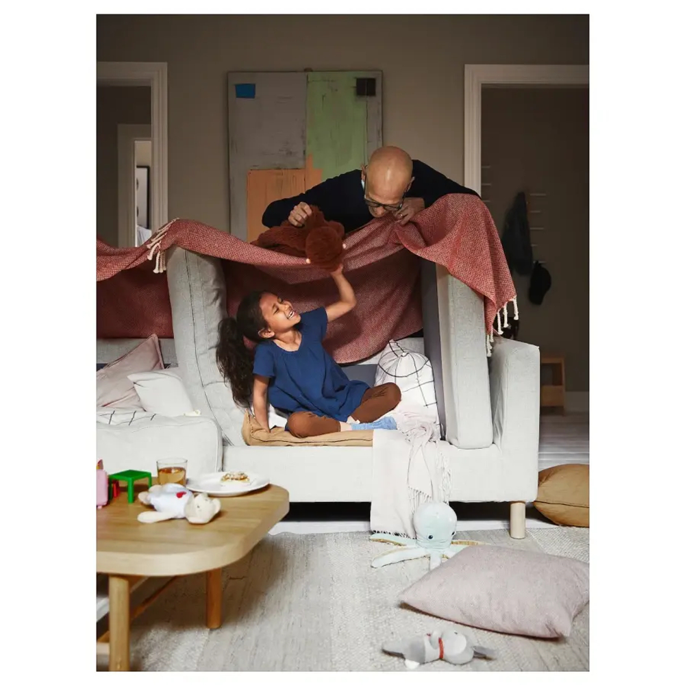 2-местный диван - IKEA PÄRUP/PARUP/ПЭРУП ИКЕА, бежевый