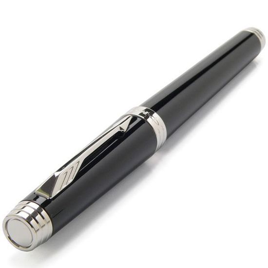 Ручка-роллер Parker Premier Lacque T560, цвет: Black ST, цвет стержня черный., S0887870