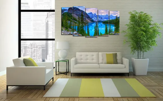 Модульная картина "Горы Канады"