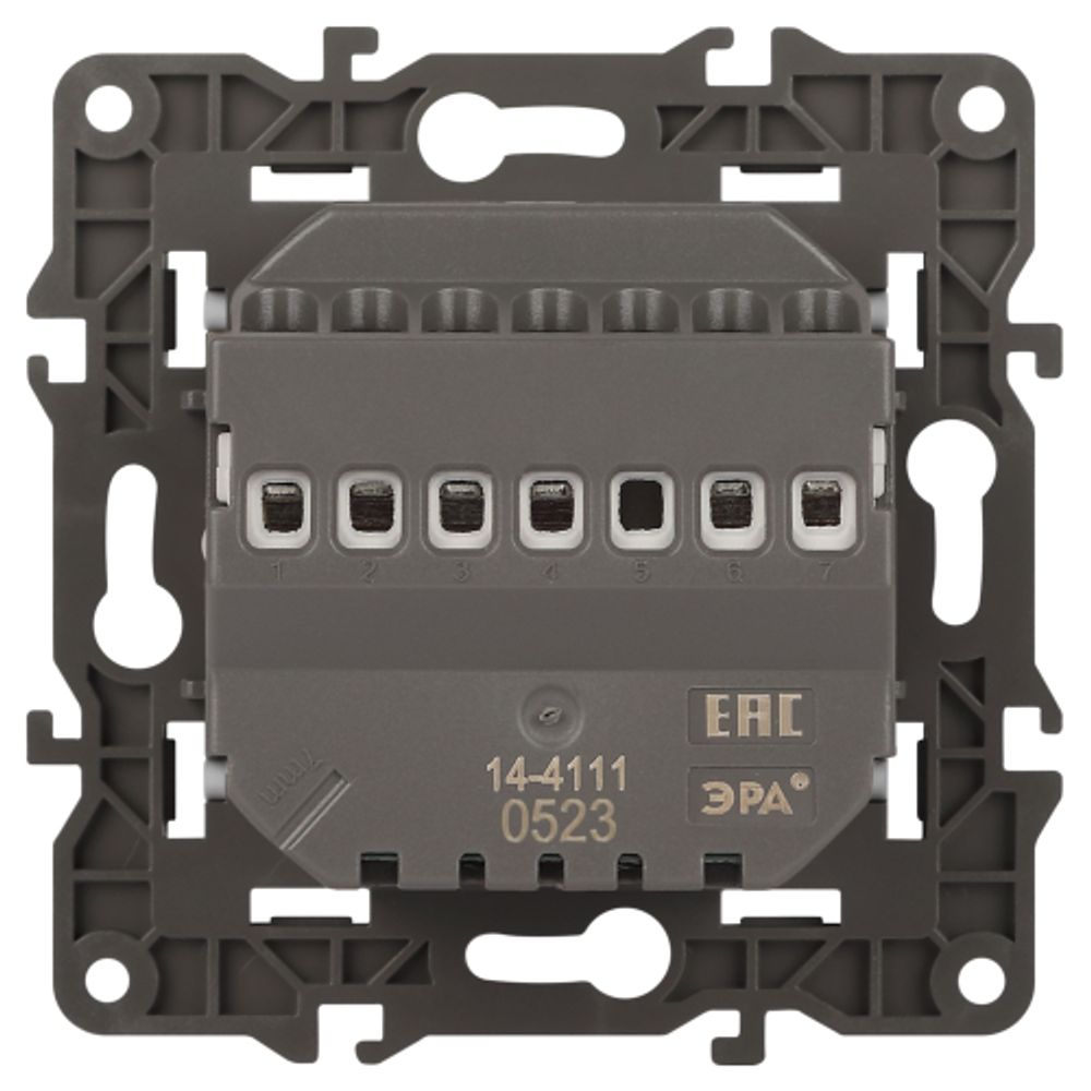 14-4111-03 ЭРА Терморегулятор универс. 230В-Imax16А, IP20, Эра Elegance, алюминий