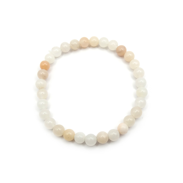 Браслет Берилл Альбит Кварц шар 6 мм
