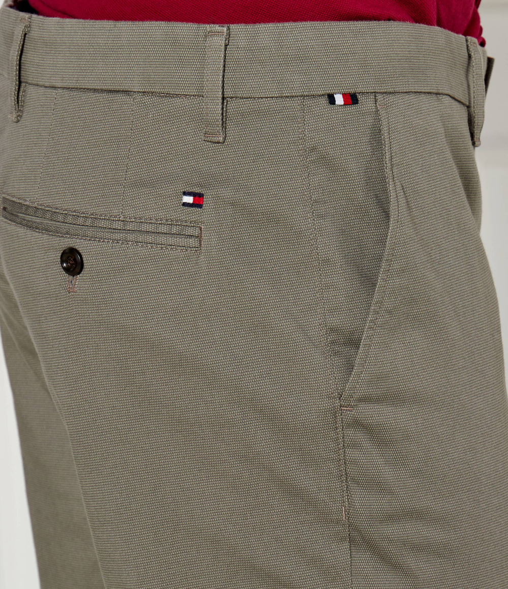 Чиносы Tommy Hilfiger - оливковый(MW0MW35637)
