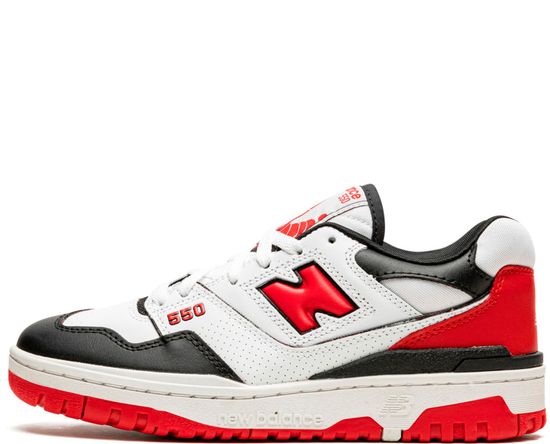 Кроссовки New Balance 550 White/Red/Black